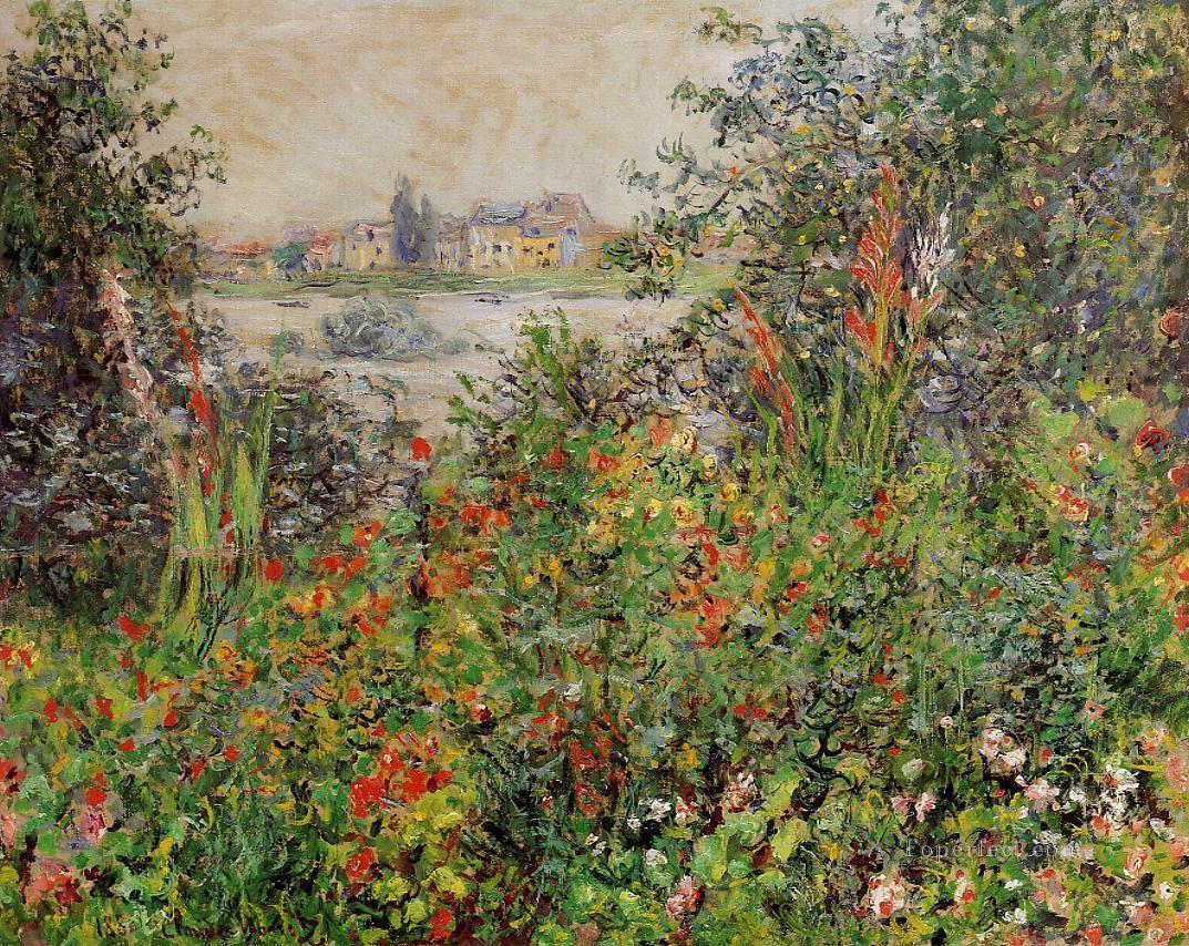 ヴェトゥイユ クロード モネの花油絵